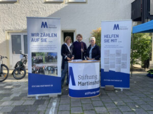 Im Gespräch über die Arbeit der Stiftung Martinshof
