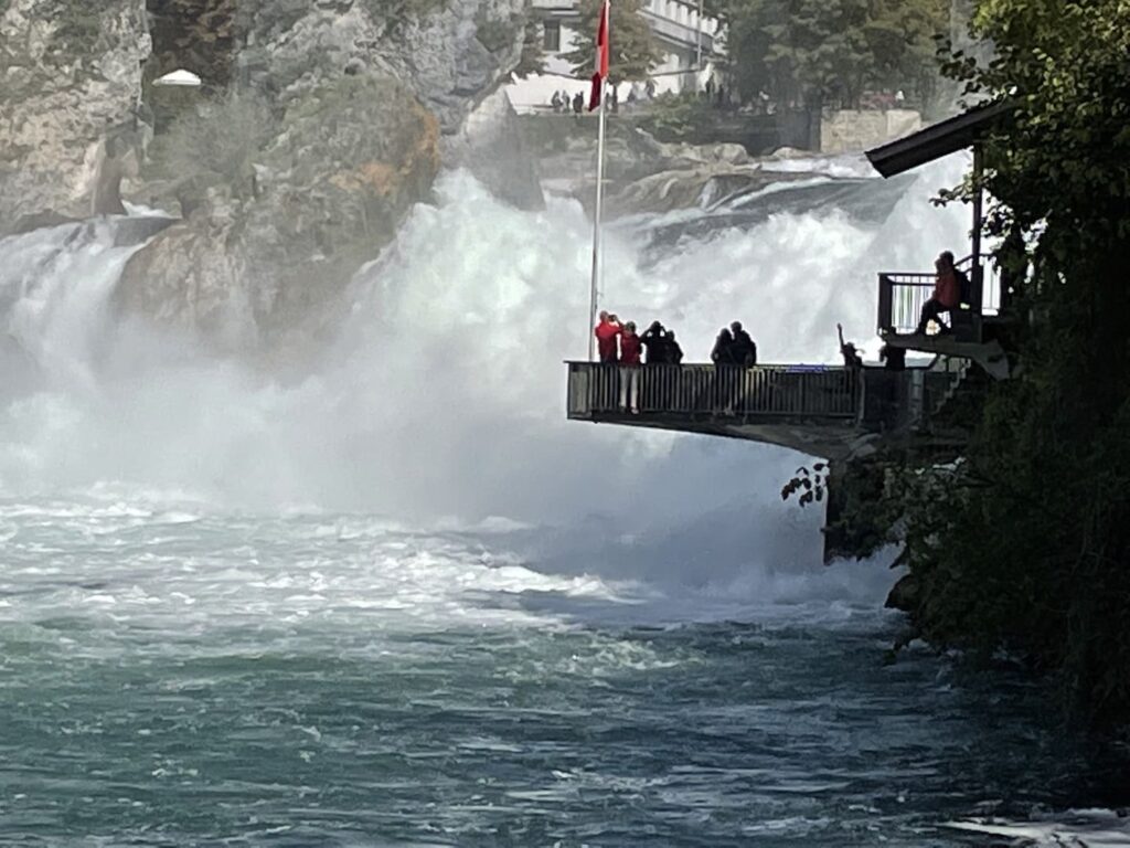 Am Rheinfall bei Schaffhausen